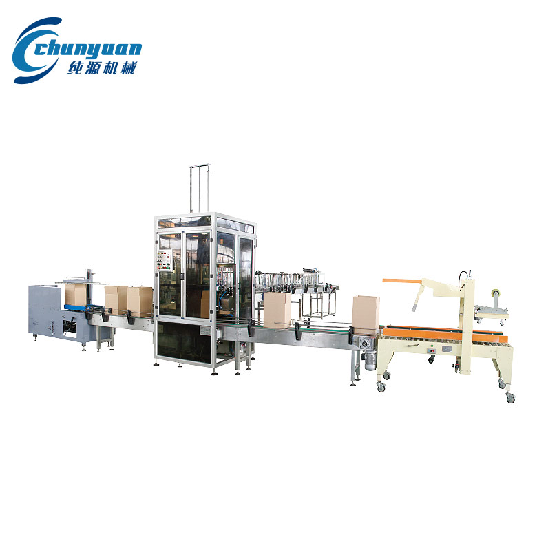 全自動開箱、裝箱、封箱機組